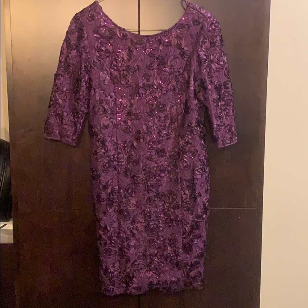 Primrose Purple Floral-Detail Dress